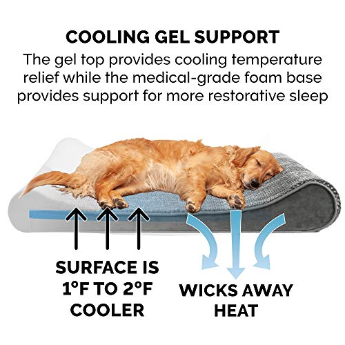 Furhaven Cooling Gel Dog Bed for Dogs - Image 4