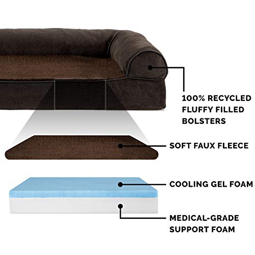 Furhaven Cooling Gel Dog Bed For Large Dogs - Image 3
