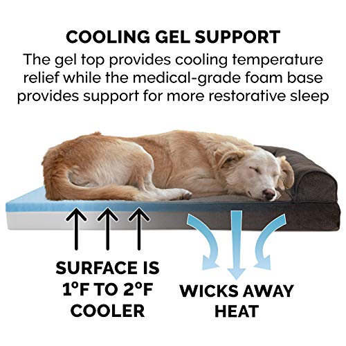 Furhaven Cooling Gel Dog Bed For Large Dogs - Image 4