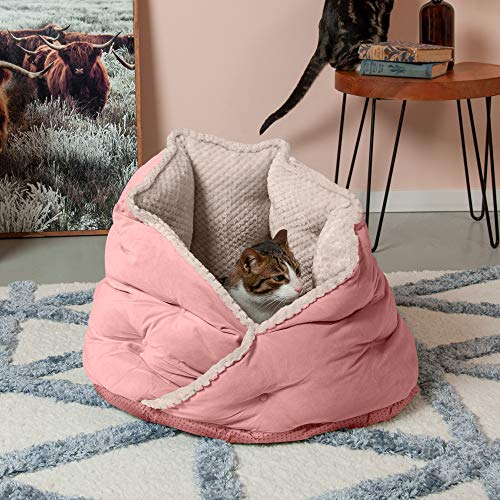 Furhaven Round Pet Bed For Cats & Dogs - Image 3