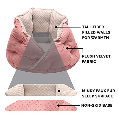 Furhaven Round Pet Bed For Cats & Dogs - Image 4