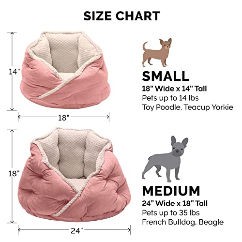 Furhaven Round Pet Bed For Cats & Dogs - Image 5