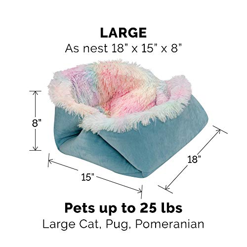 Furhaven Self-Warming Convertible Cat Bed, Large - Image 2