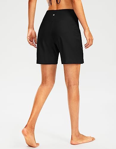 G Gradual Women's High Waisted Swim Shorts With Liner - Image 3