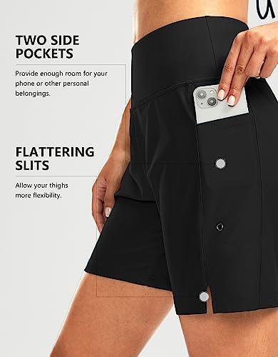 G Gradual Women's High Waisted Swim Shorts With Liner - Image 5