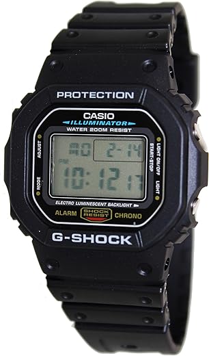 G-Shock G-Shock Quartz Watch, Resin Strap, DW5600E-1V