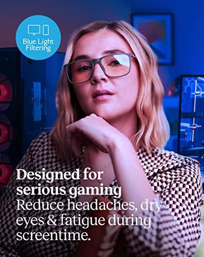 Gander Blue Light Blocking Gaming Glasses, Sporty Style - Image 2