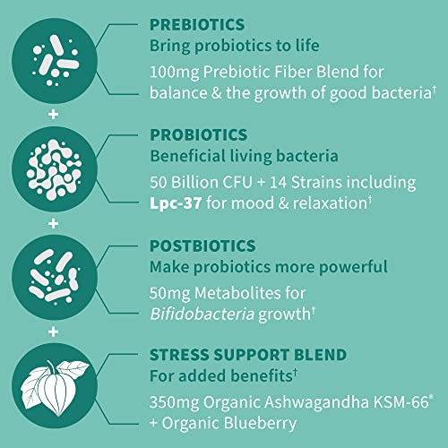 Garden of Life Calm Daily 3-in-1 Probiotics Supplement - Image 4