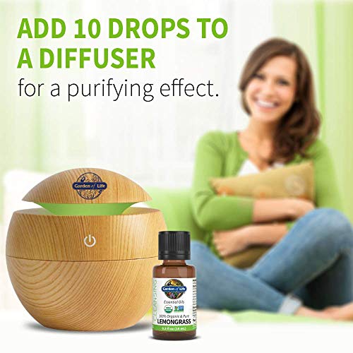 Garden of Life Organic Lemongrass Essential Oil, Undiluted - Image 3
