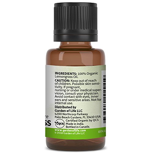 Garden of Life Organic Lemongrass Essential Oil, Undiluted - Image 4