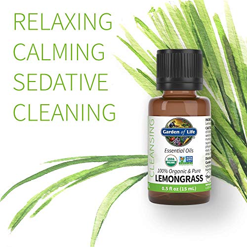 Garden of Life Organic Lemongrass Essential Oil, Undiluted - Image 2