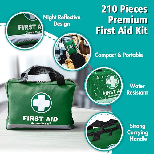 General Medi 210 Piece First Aid Kit - Emergency Kit - Image 4