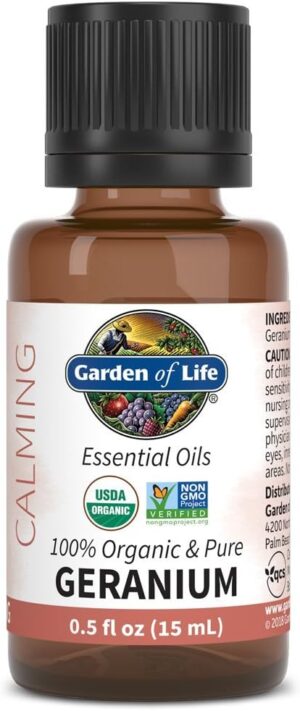 Garden of Life Geranium Essential Oil, 100% USDA Organic