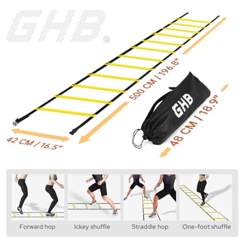 GHB Agility Training Ladder Speed 12 Rung - Image 4