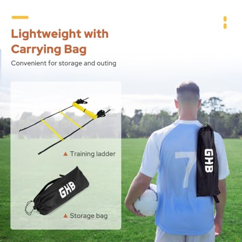 GHB Agility Training Ladder Speed 12 Rung - Image 5