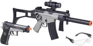 Game Face Ghost Affliction Airsoft Rifle & Pistol Kit