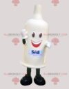 SPOTSOUND Giant White Condom Mascot REDBROKOLY