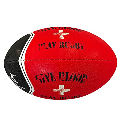 Gilbert Give Blood Rugby Ball Size 5 - Image 2