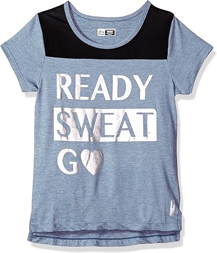 RBX Girls' Little Performance Short Sleeve Tee