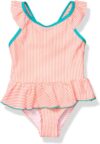 kensie Girls Seersucker Stripe Ruffle Swimsuit