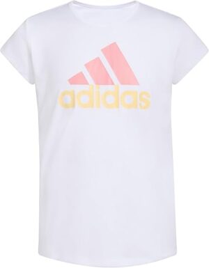 adidas Girls’ Short Sleeve Aeroready Tee