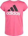adidas Girls’ Short Sleeve Scoop Neck Tee