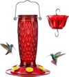 Kingsyard Glass Hummingbird Feeder With Ant Moat