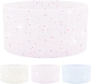 TLCFSHANGJIA Glitter Silicone Boot Sleeve for Tumbler