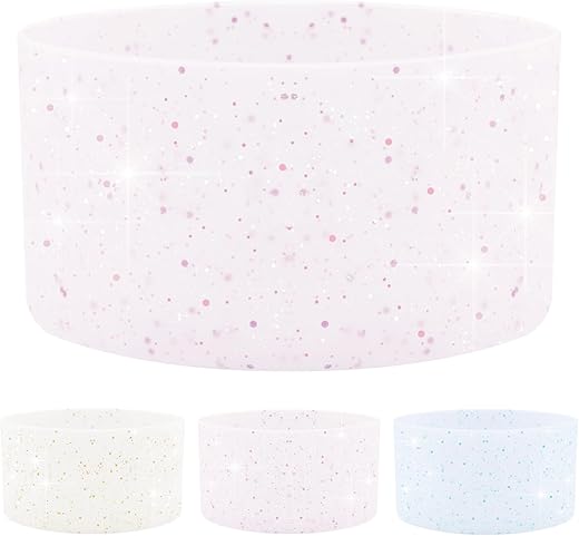 TLCFSHANGJIA Glitter Silicone Boot Sleeve for Tumbler
