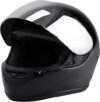 TCMT Gloss Black Flip Up Motorcycle Helmet