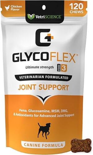 VETRISCIENCE Glycoflex 3 Maximum Strength Dog Supplement
