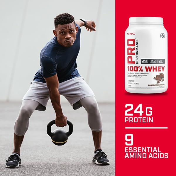 GNC Whey Protein Powder - Chocolate Supreme - Image 3