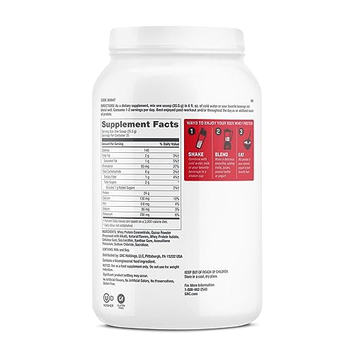 GNC Whey Protein Powder - Chocolate Supreme - Image 2