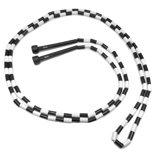 GoFit Segmented Beaded Jump Rope, Black - Image 3