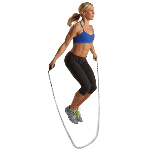 GoFit Segmented Beaded Jump Rope, Black - Image 4