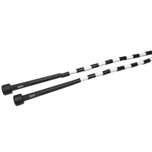 GoFit Segmented Beaded Jump Rope, Black - Image 2