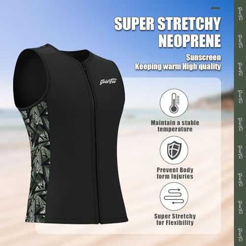 GoldFin 2mm Sleeveless Neoprene Wetsuit Vest - Image 3