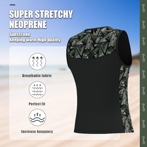 GoldFin 2mm Sleeveless Neoprene Wetsuit Vest - Image 4