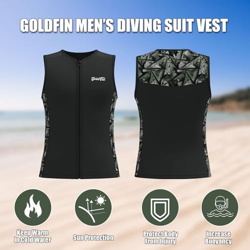 GoldFin 2mm Sleeveless Neoprene Wetsuit Vest - Image 5