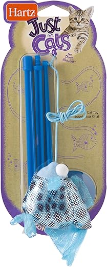 Hartz Gone Fishin Cat Toy | Assorted Colors
