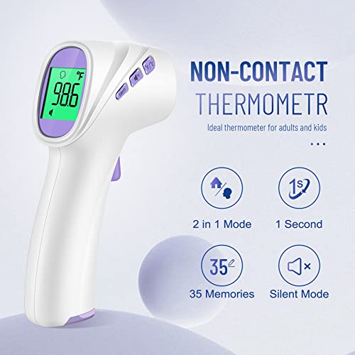 GoodBaby Forehead Thermometer - 2000 Purple & Gray - Image 3