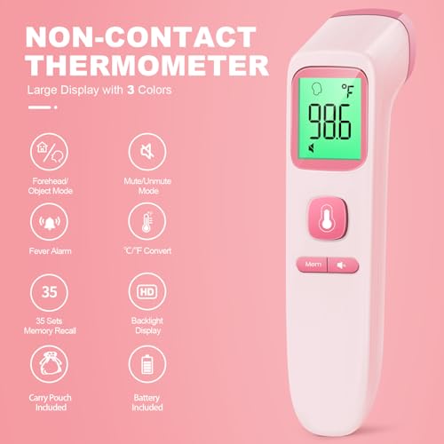 GoodBaby Thermometer For Adults & Kids - 202 Pink - Image 3