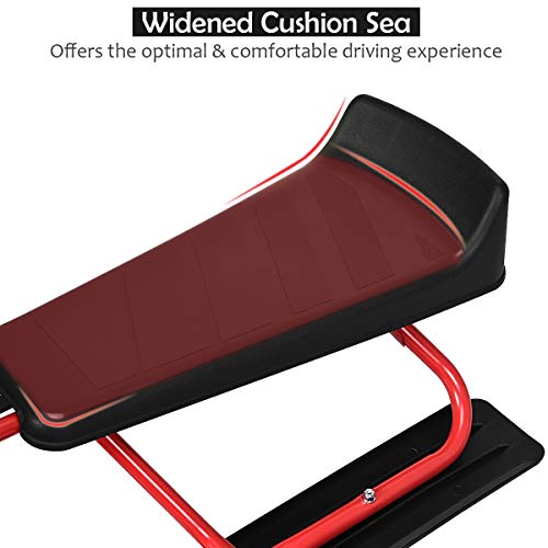 Goplus Snow Racer Sled With Steering Wheel - Image 4