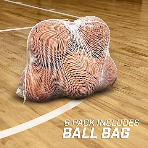 GoSports Indoor/Outdoor Basketballs - Six Pack With Pump - Image 5