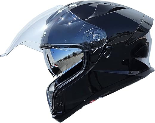 VEGA GPX Full Face Helmet, Gloss Black