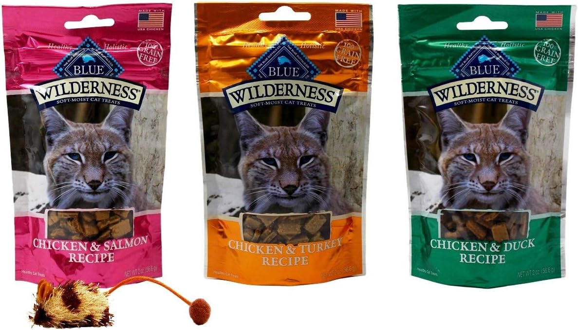 Blue Microphones Grain Free Cat Treats Variety Bundle