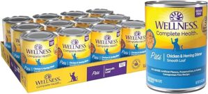 Wellness Grain-Free Wet Cat Food, Chicken & Herring