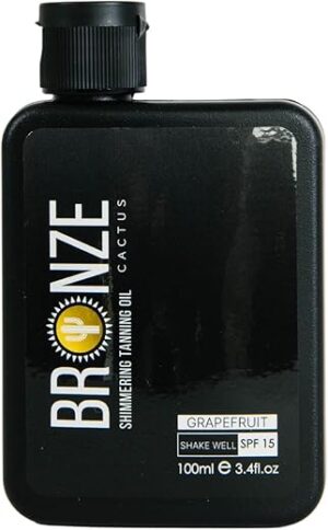 Bronze Cactus Grapefruit SPF15 Vegan Tanning Oil