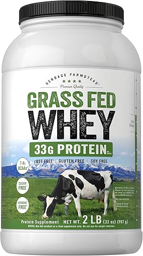 Carlyle Grass Fed Whey Protein Powder, 2lb