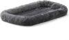 New World Gray Bolster Dog Bed, 22-Inch